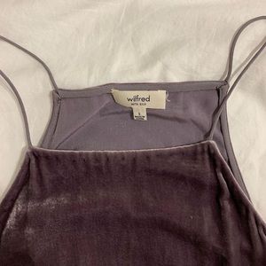 Aritzia Wilfred Velvet Tank